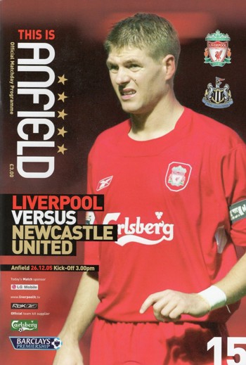 Match programme